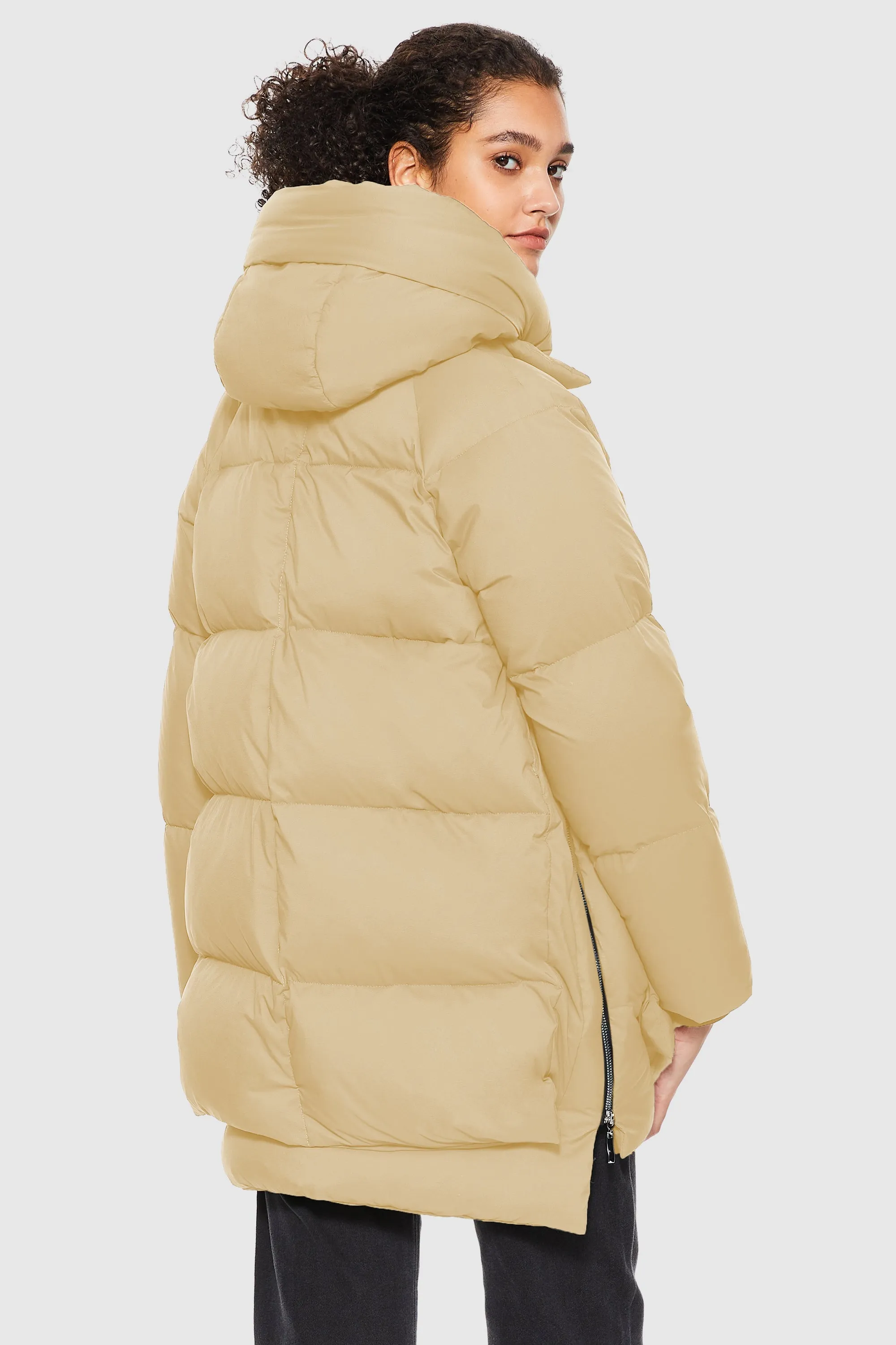 092 Pure-soft Thickened Hooded Puffer Jacket