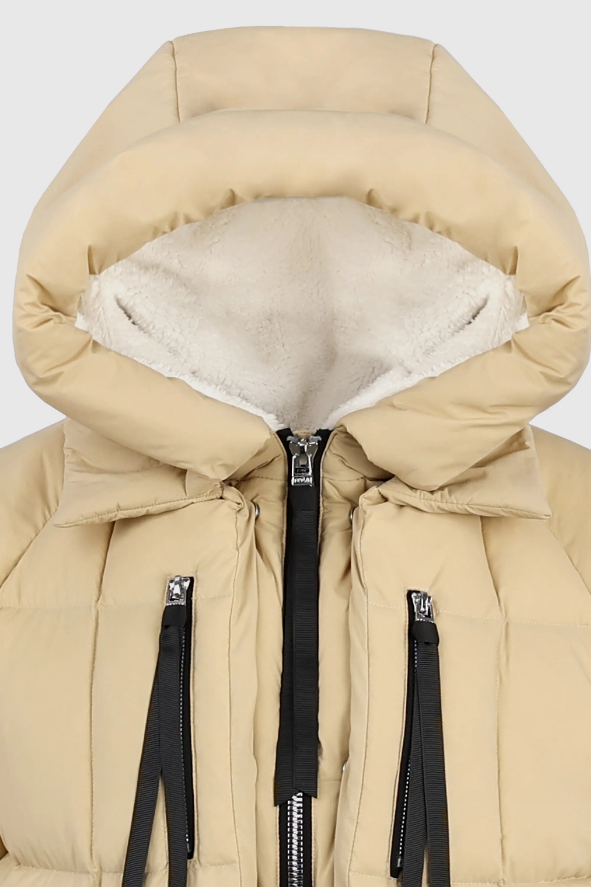 092 Pure-soft Thickened Hooded Puffer Jacket