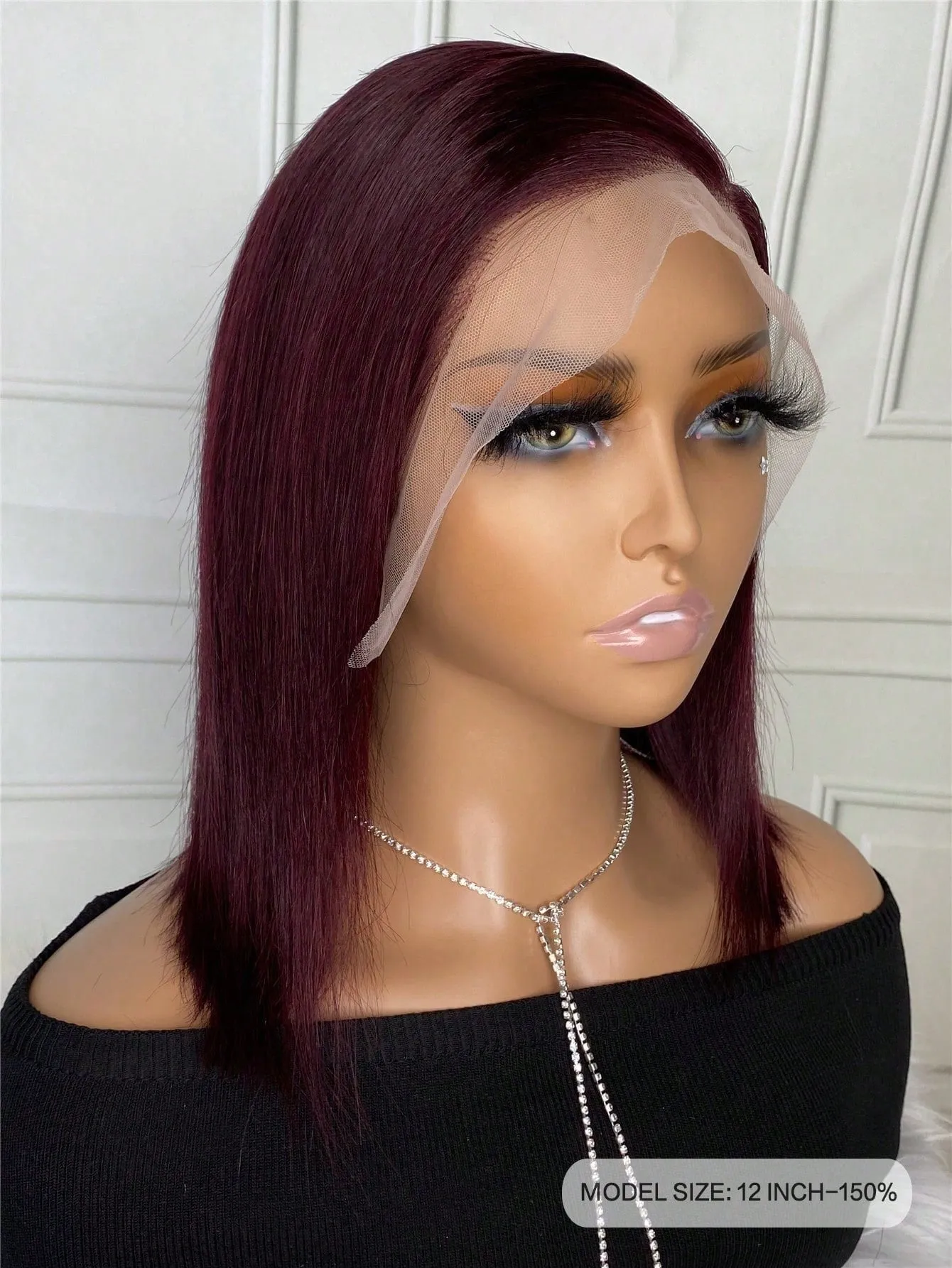 13 X 4 Lace Front Short Human Hair Bob Wig