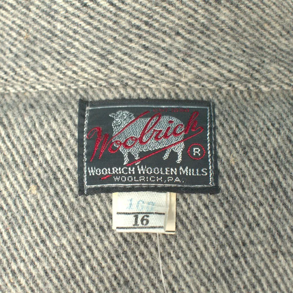 1950s Heather Gray Wool Shirt