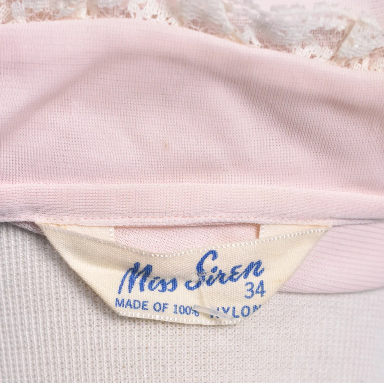 1950s Pink Baby Doll Pants PJ Set