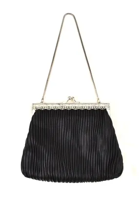 1950s Small Pleated Vintage Handbag