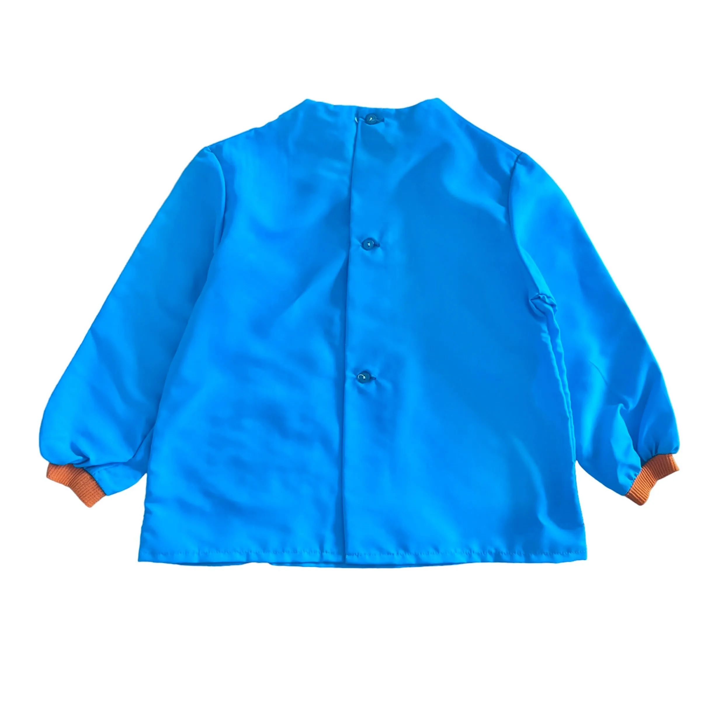 1960's Blue Turquoise Nylon School Blouse / 3-4Y