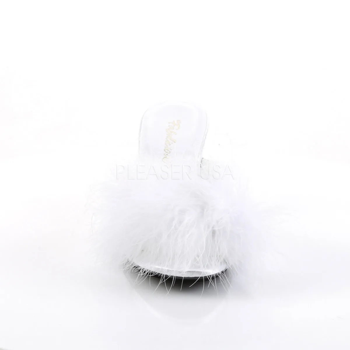 3 Inch Heel BELLE-301F White Fur