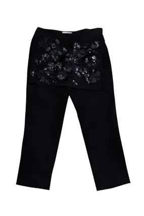 3.1 Phillip Lim - Black Beaded Trousers Sz 0