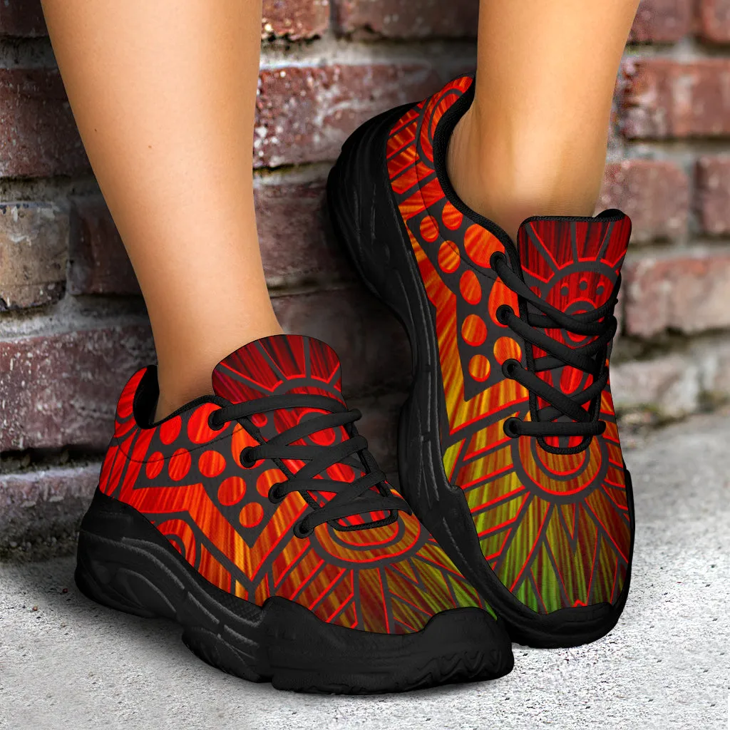 3D Mandala - Chunky Sneakers