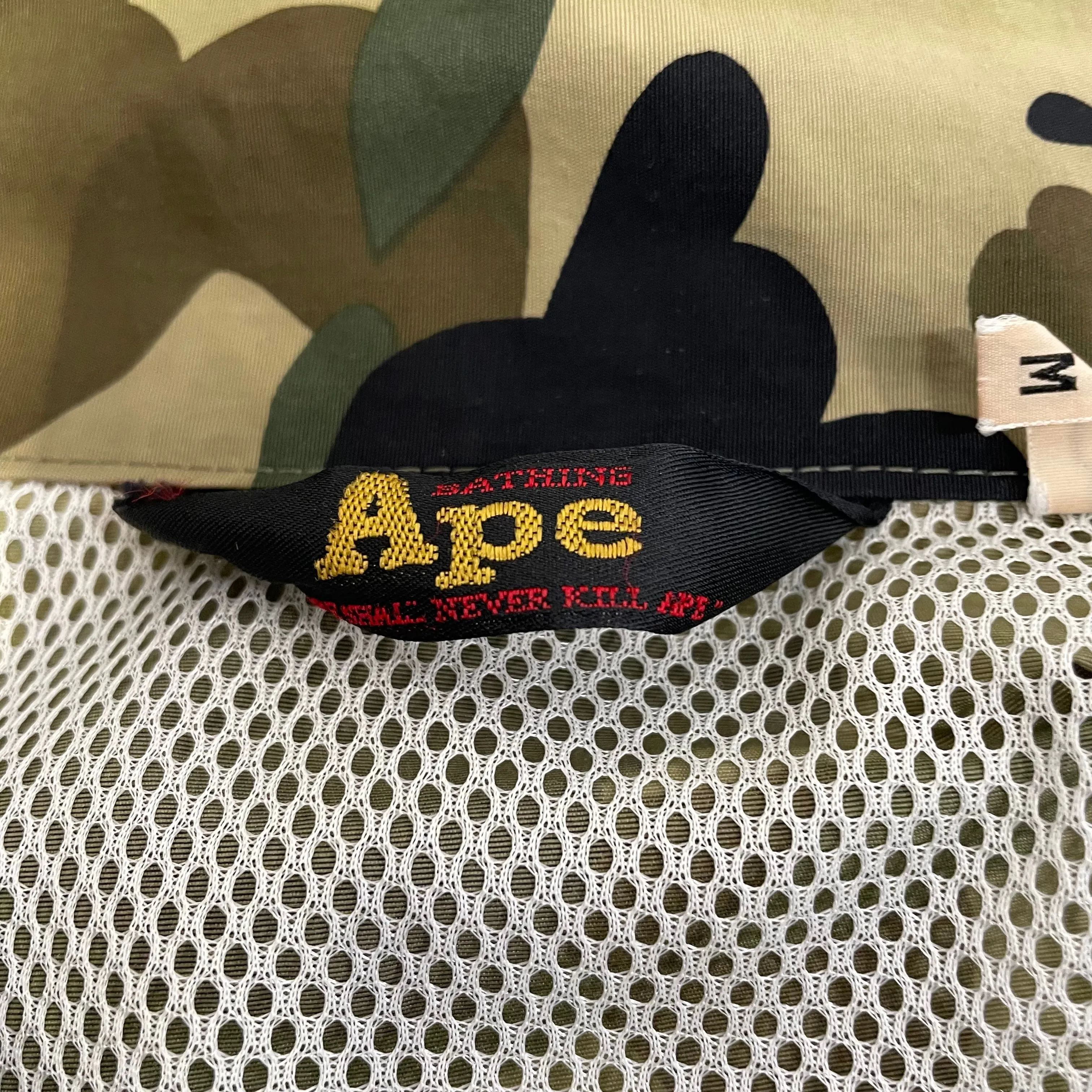 A BATHING APE/Jacket/M/Nylon/GRN/Camouflage/