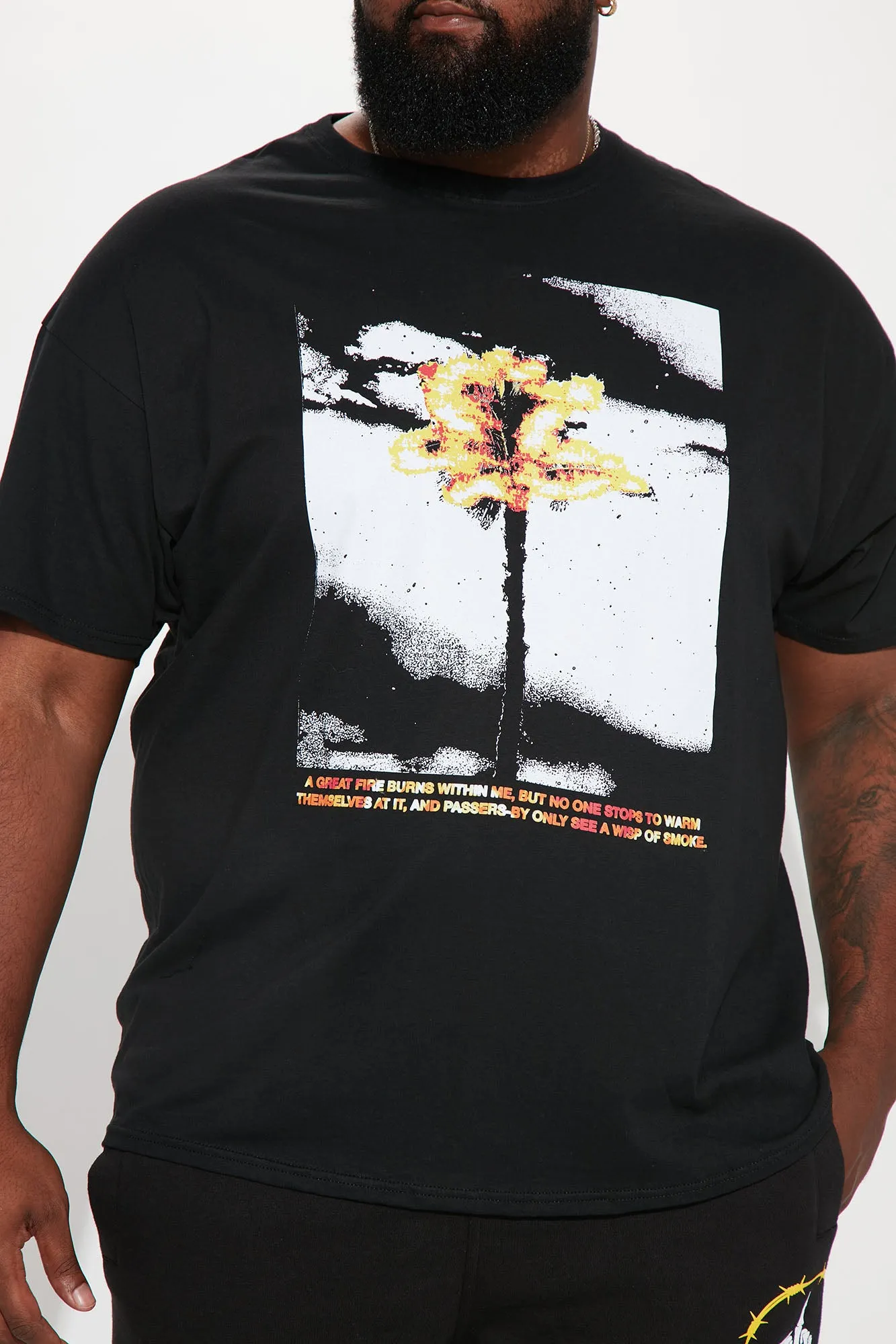 A Great Fire Short Sleeve Tee - Black