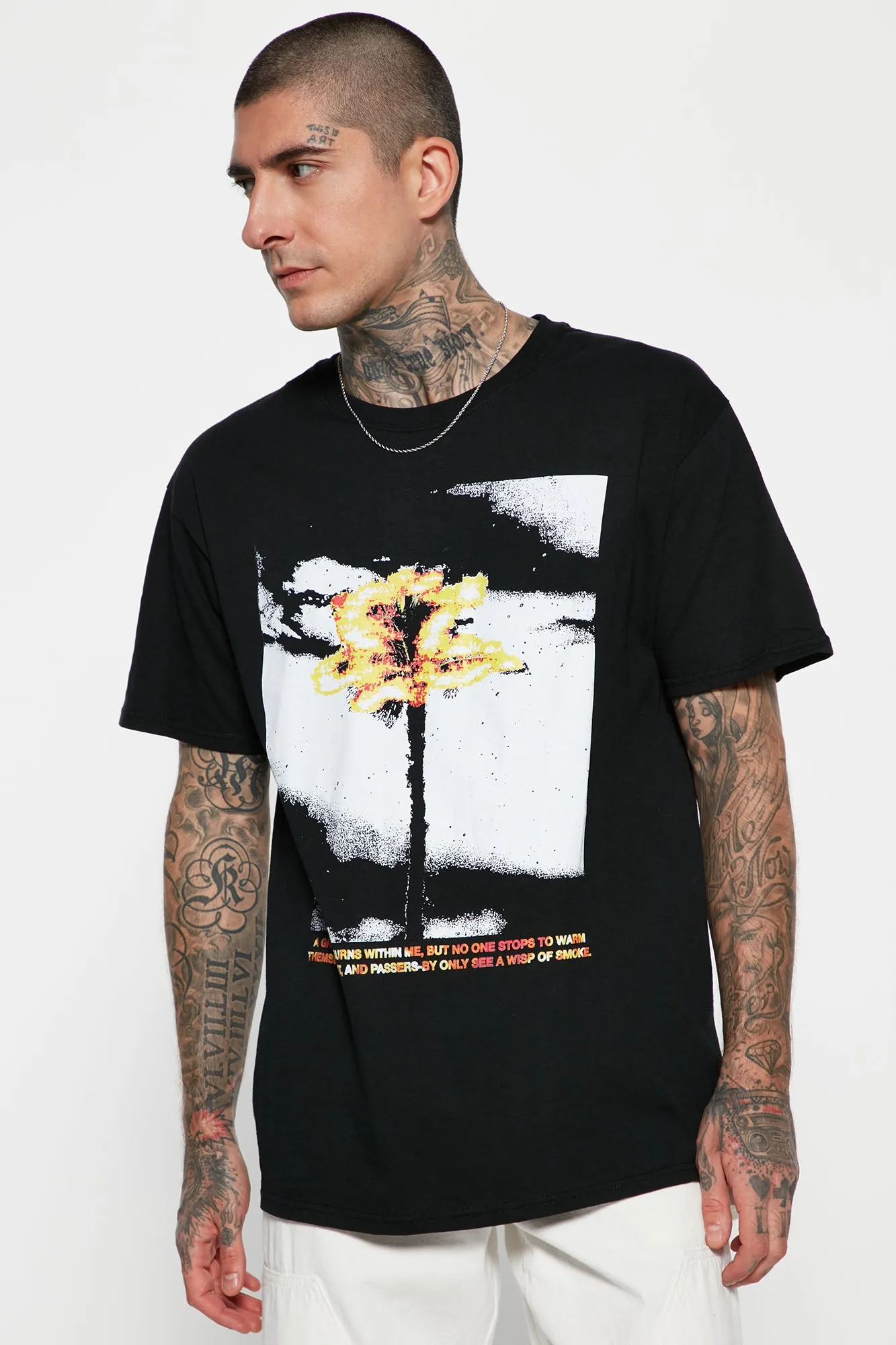 A Great Fire Short Sleeve Tee - Black