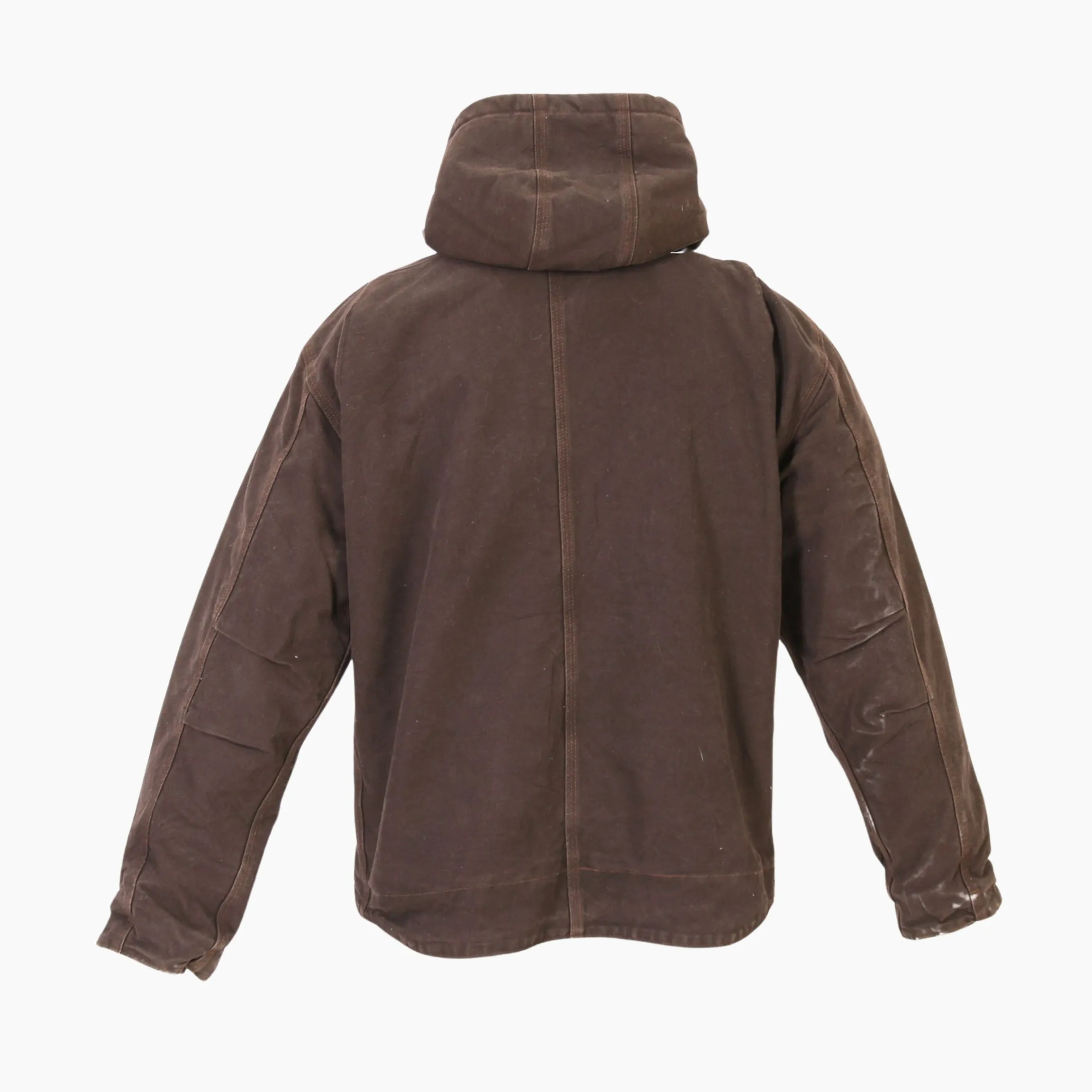 Active Hooded Jacket - Washed Brown