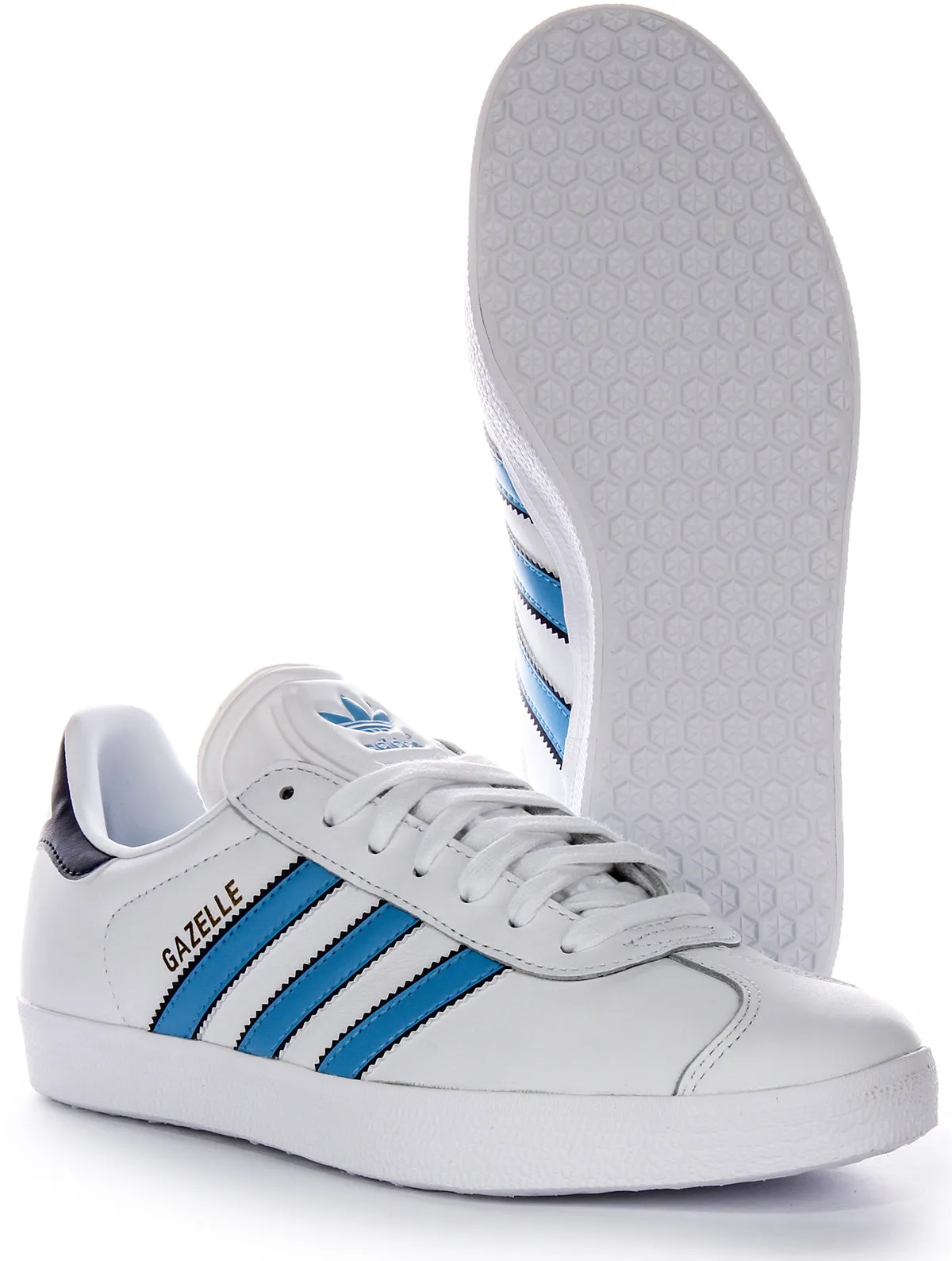 Adidas Gazelle Orginal In White Blue For Men