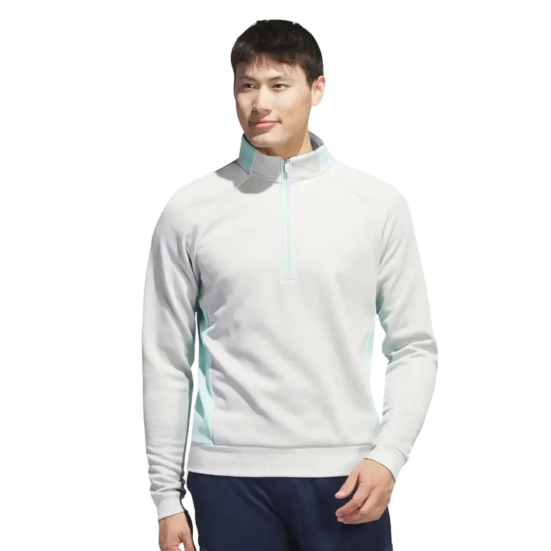 adidas - Men's DWR Ribbed 1/4 Zip Sweatshirt (HZ0432)