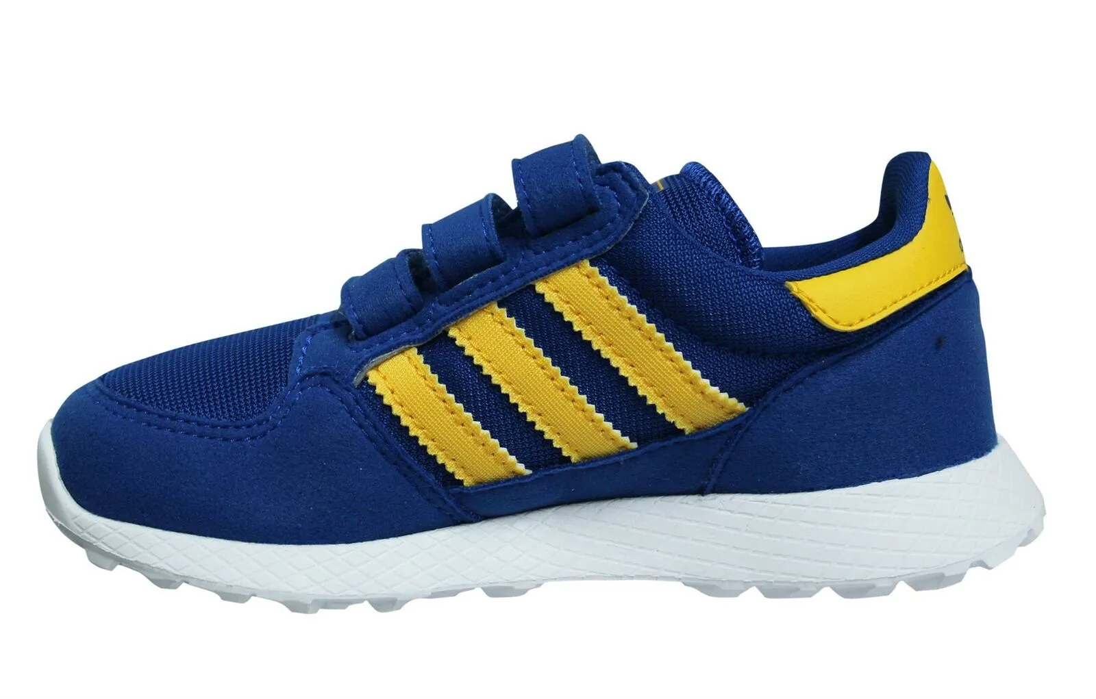 Adidas Originals Forest Grove Cloudfoam Triple Strap Blue Trainers - Kids