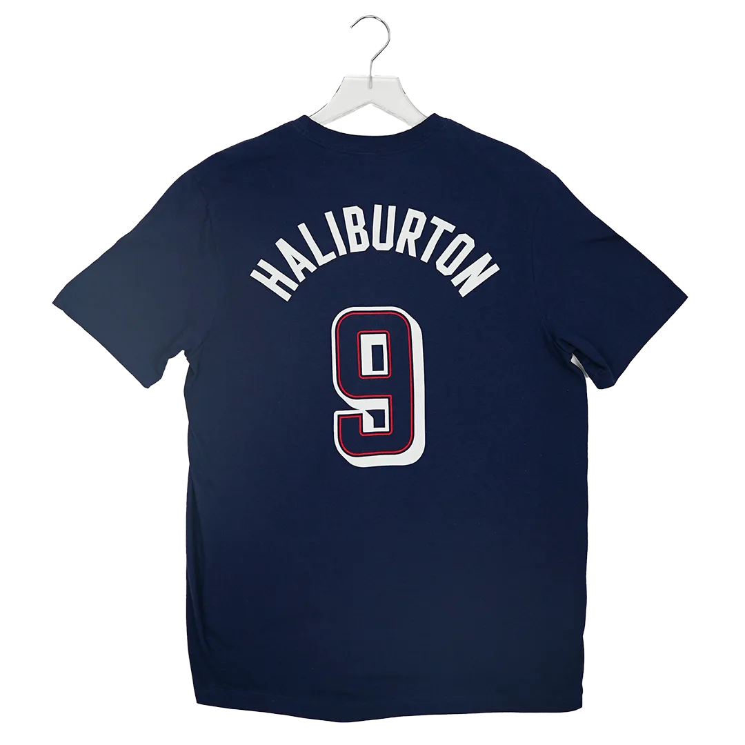 Adult Indiana Pacers Haliburton USA Basketball Name and Number T-Shirt by Nike