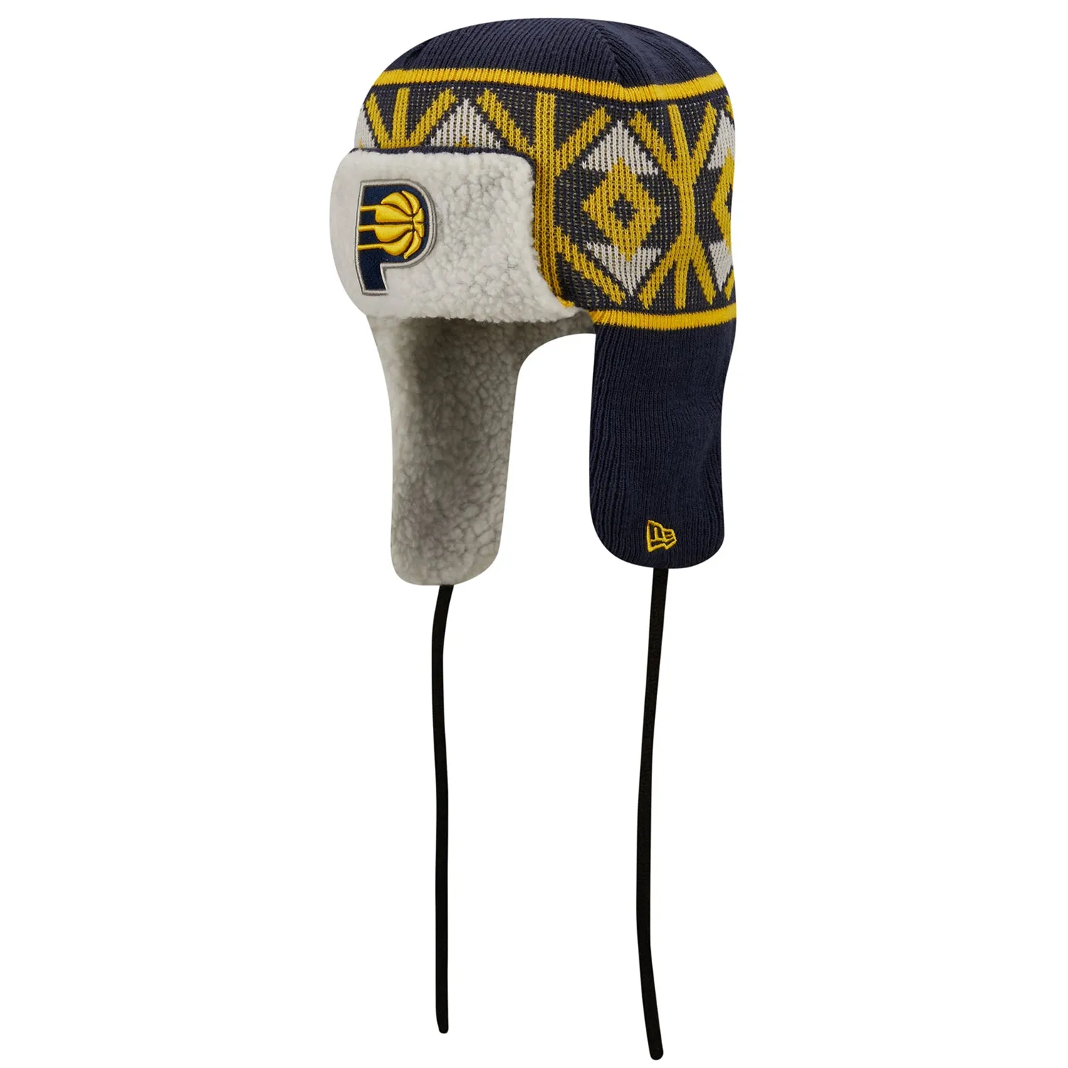 Adult Indiana Pacers Knit Trapper Hat by New Era