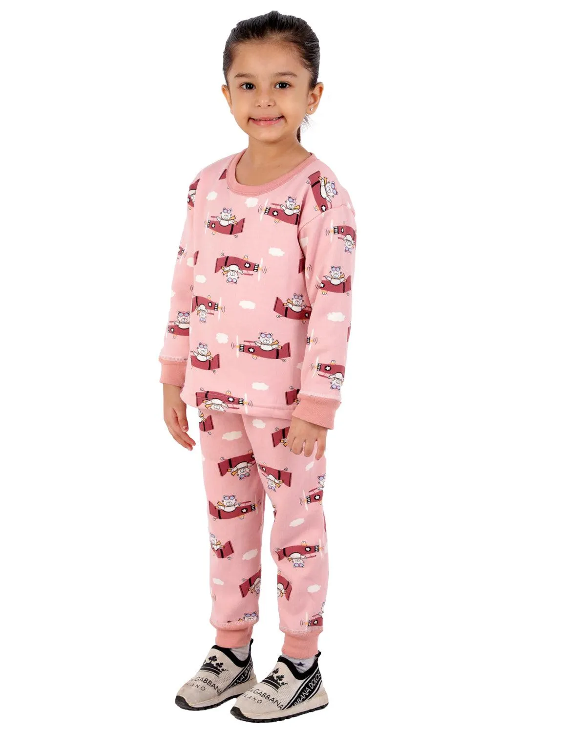 Ahhaaaa Kids Clothing Set Sweatshirt and Pyjama for Baby Girls and Boys