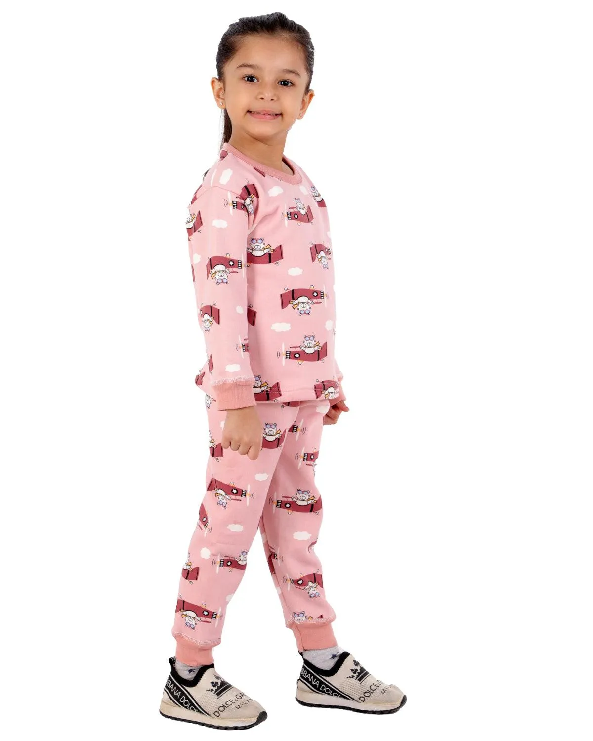 Ahhaaaa Kids Clothing Set Sweatshirt and Pyjama for Baby Girls and Boys