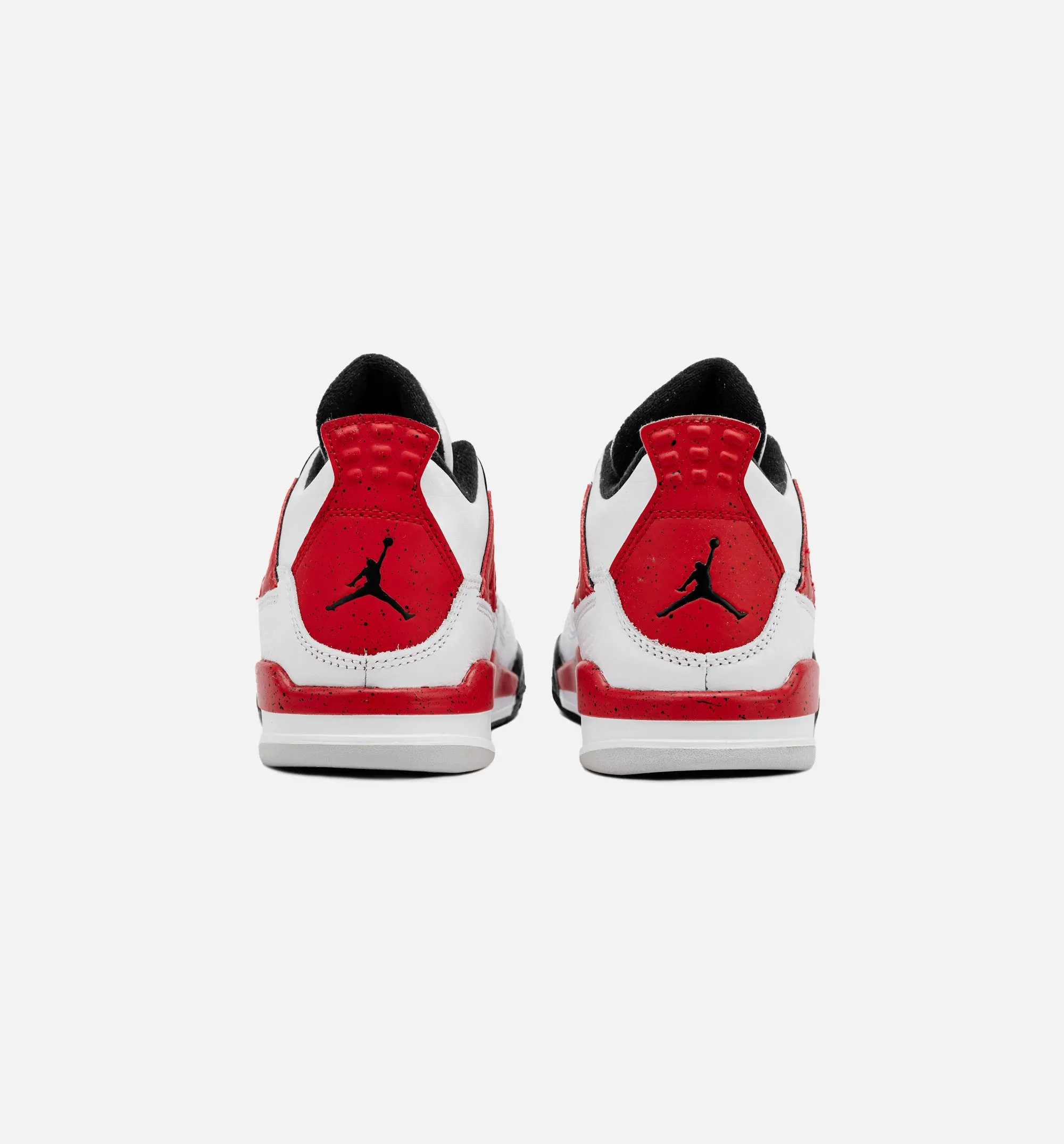 Air Jordan 4 Retro Red Cement Preschool Lifestyle Shoe - White/Red Free Shipping