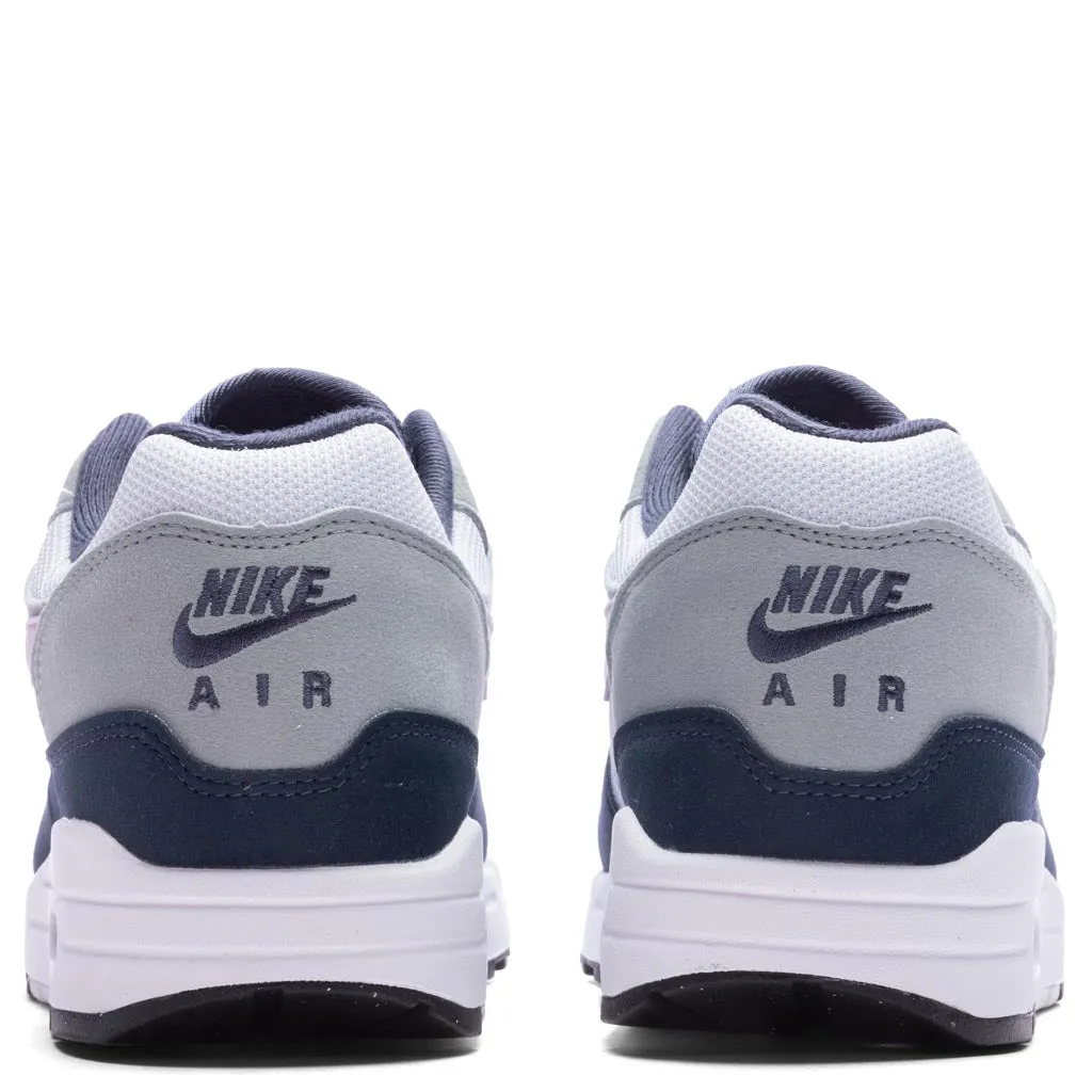 Air Max 1 - Football Grey/Lilac Bloom/Thunder Blue