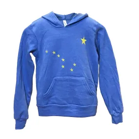 Alaska Flag Blue Hoodie - Youth