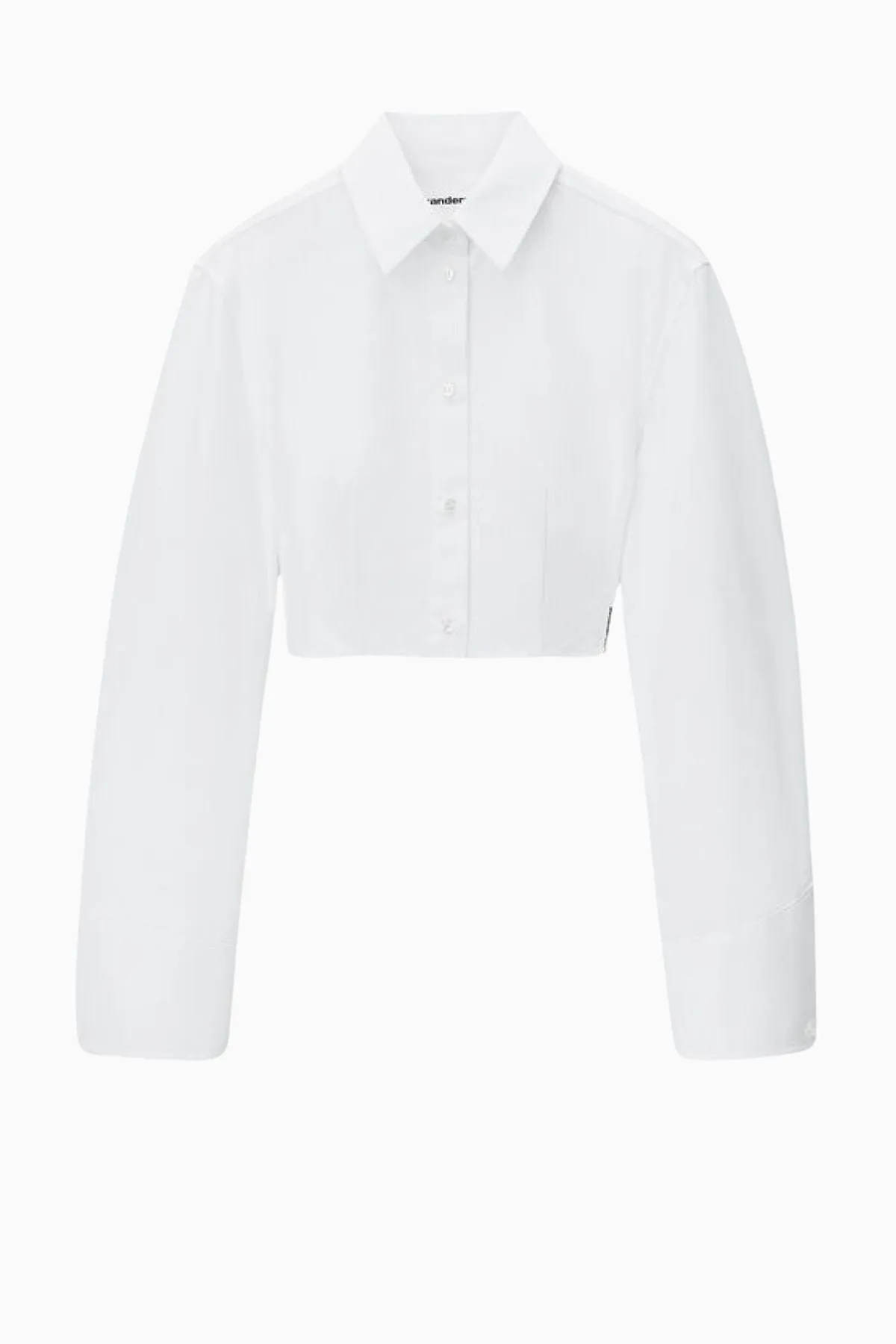 Alexander Wang Cropped Structured Shirt - White