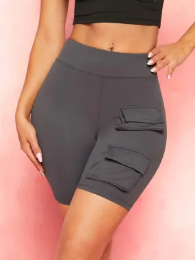 Alexandra Flap Pocket Workout Shorts