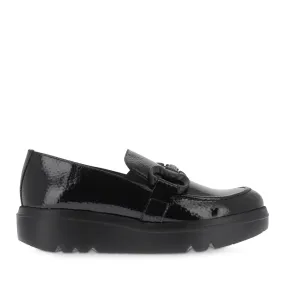 ALMA A-2821 - BLACK PATENT-BLACK SOLE