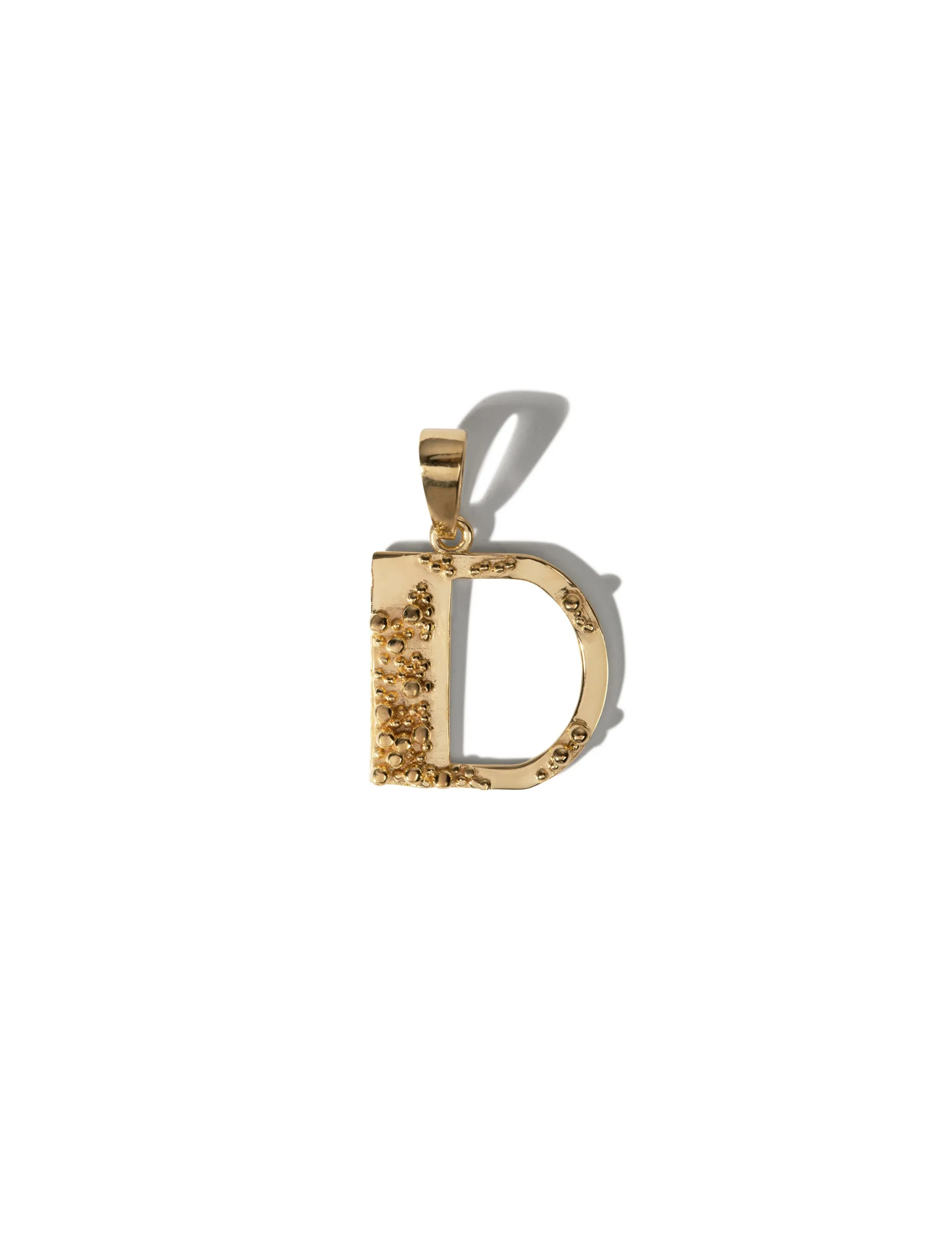 Alphabet Pendant A-Z <br> Gold Vermeil