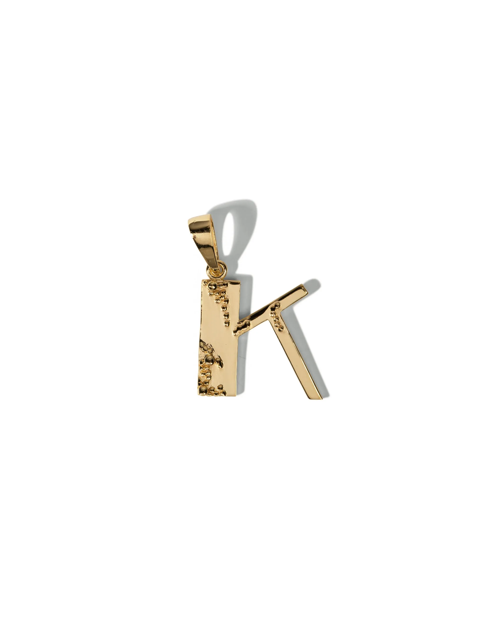 Alphabet Pendant A-Z <br> Gold Vermeil