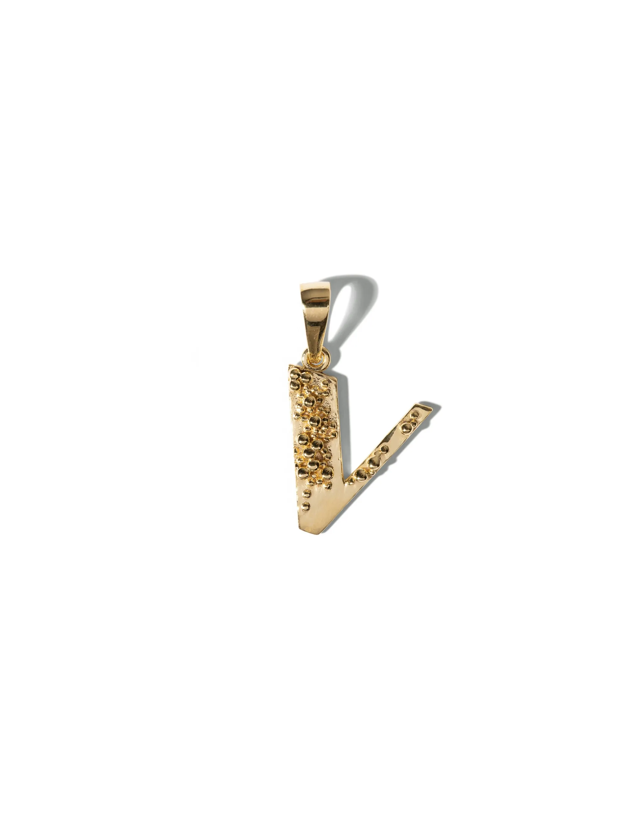 Alphabet Pendant A-Z <br> Gold Vermeil