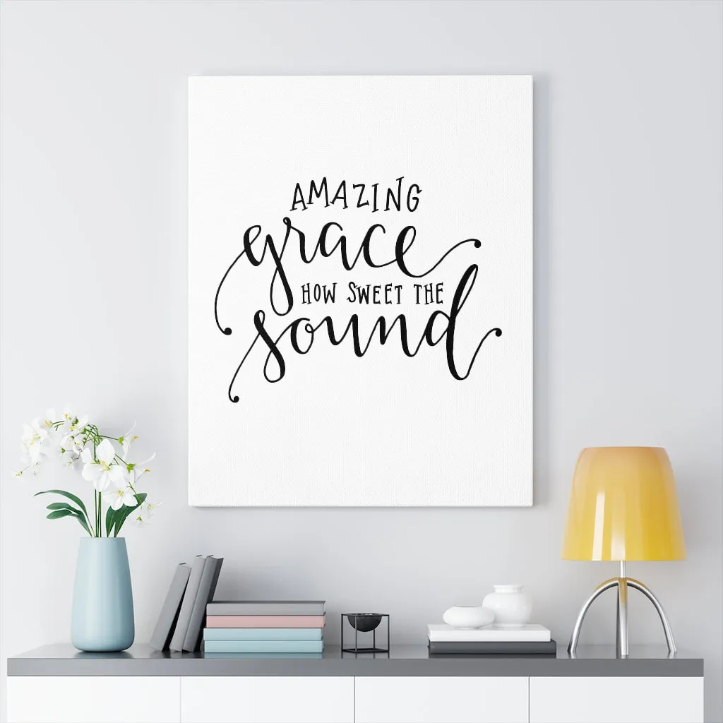 Amazing Grace Canvas Wall art