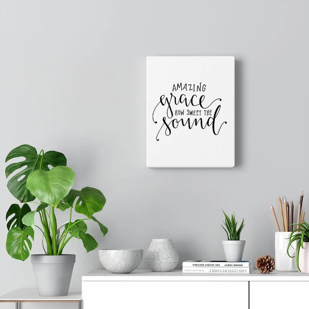 Amazing Grace Canvas Wall art