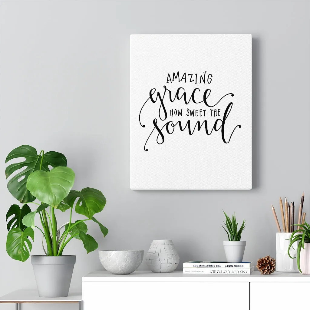 Amazing Grace Canvas Wall art