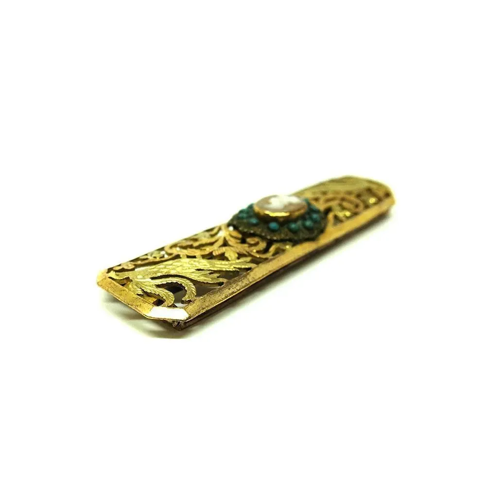 Antique Victorian French Brass Buckle