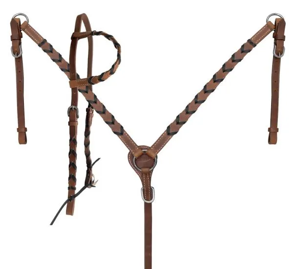 Argentina Colored Lacing Headstall Set