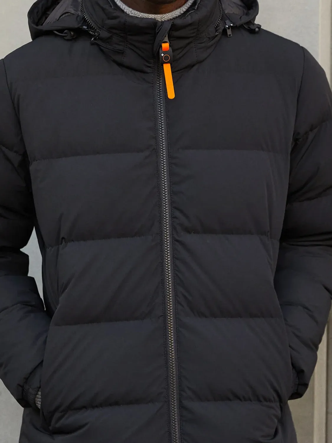 Aspesi Quilted Parka Navy