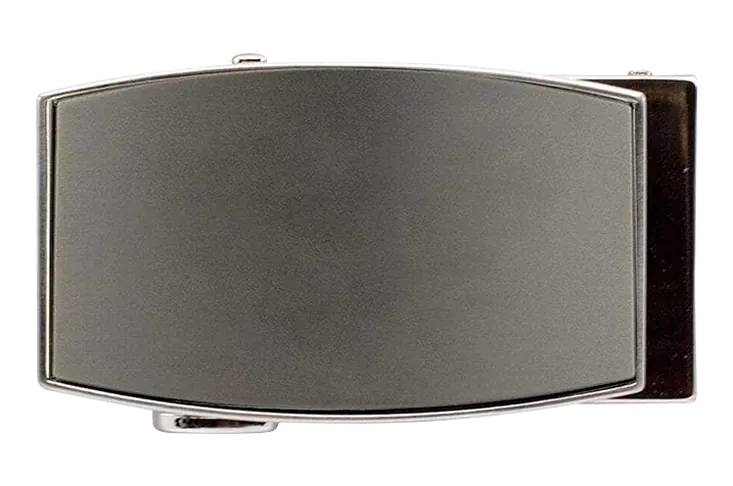 Aston Brushed Pewter Golf Buckle, Fits 1 3/8 Straps