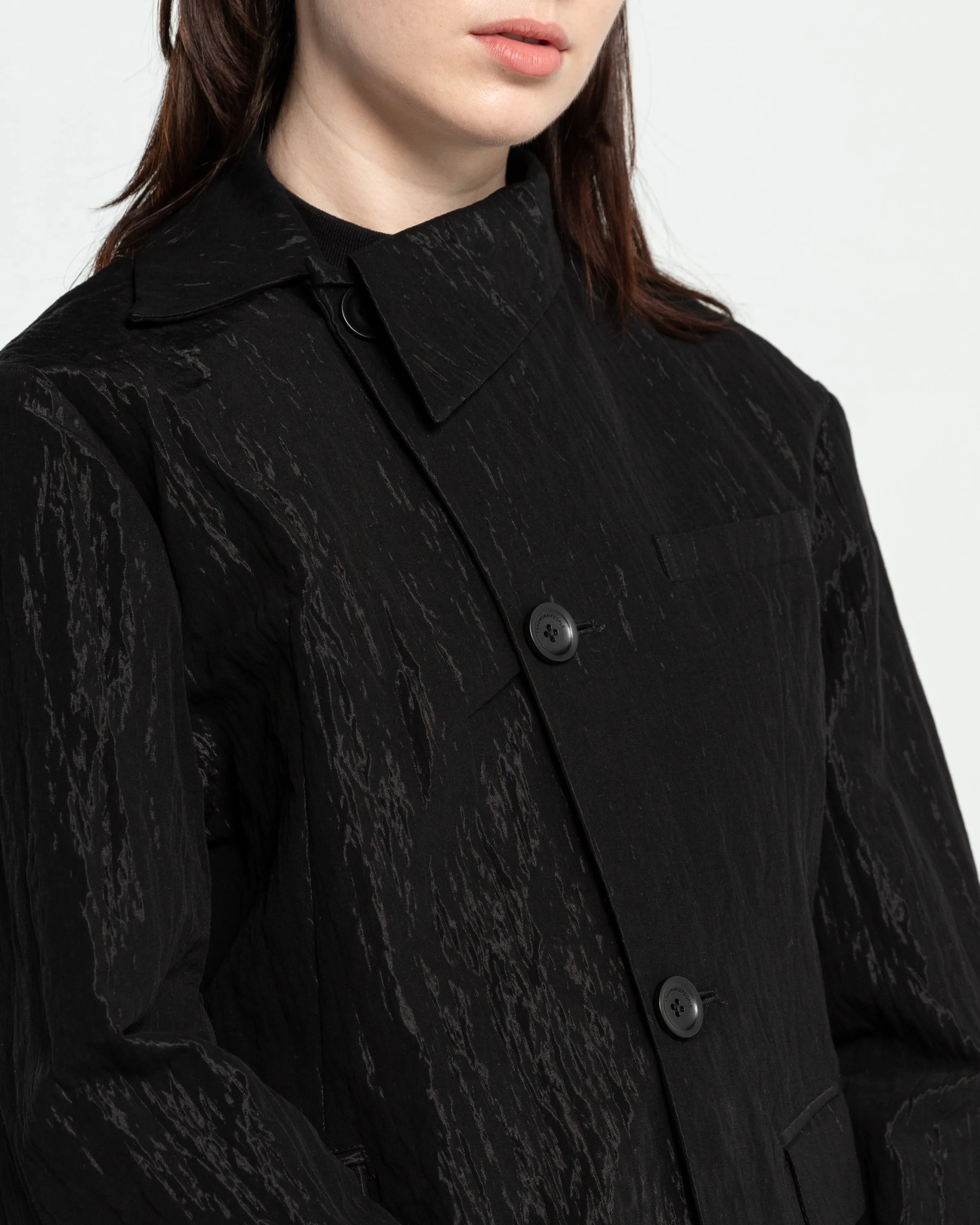 Asymmetric Blazer in Black