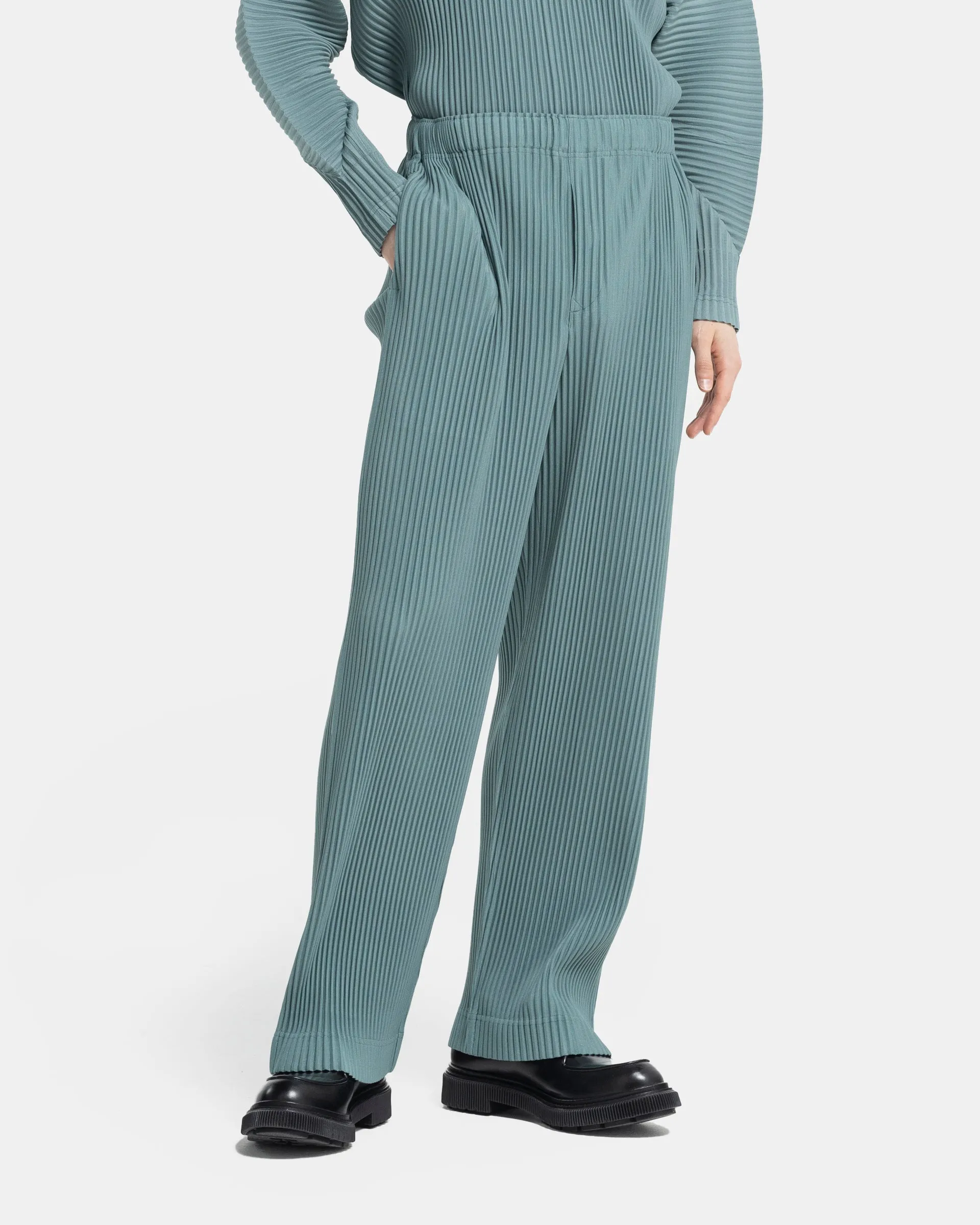 August Pants in Mint Grey