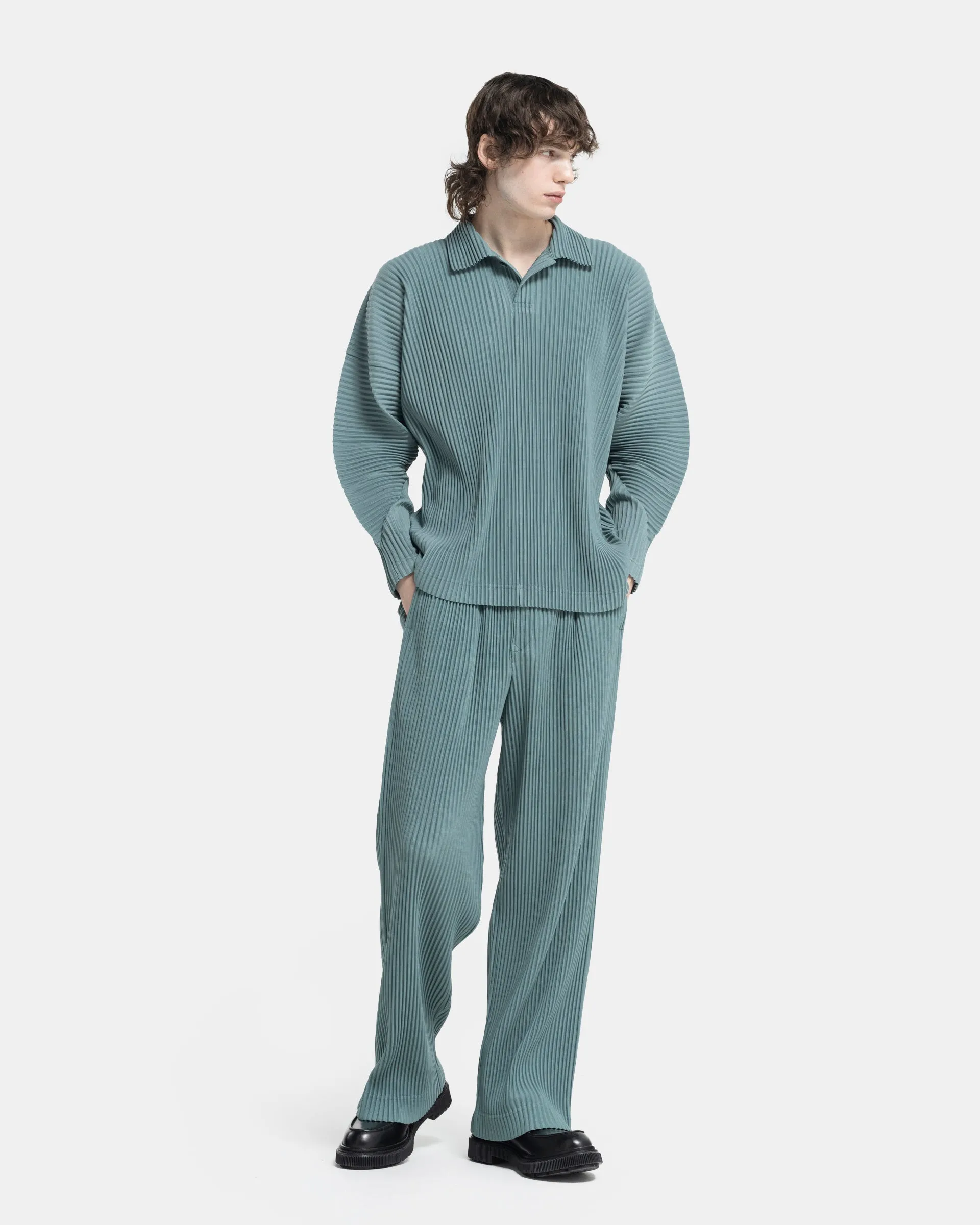 August Pants in Mint Grey