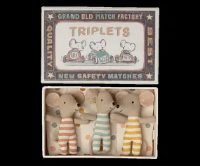 Baby Mouse In A Box - Triplets