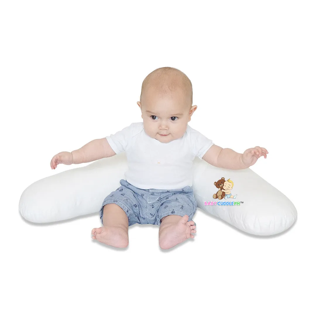 Babycuddle Nursing Pillow (Multi-use) - Airplanes in Light Blue