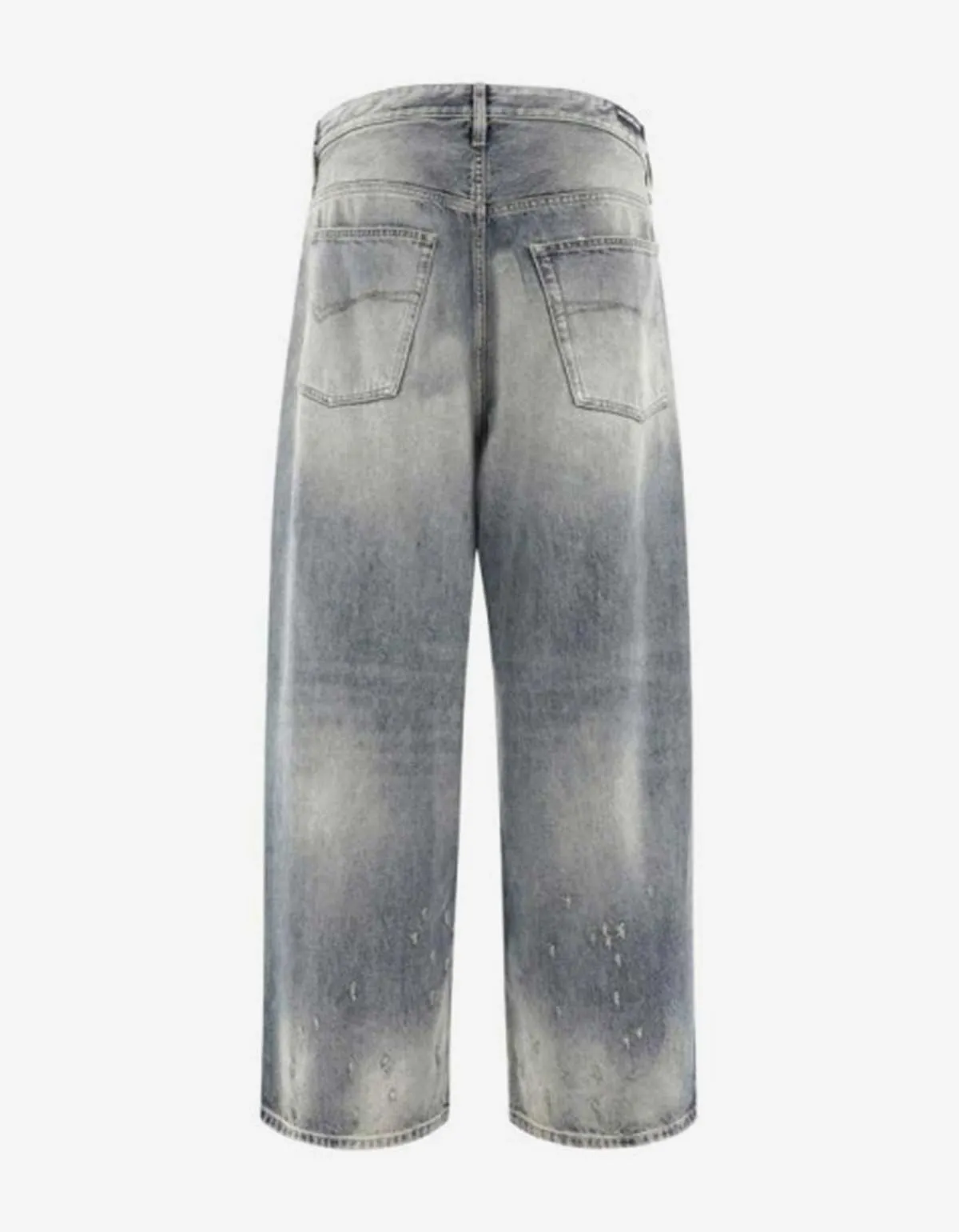 Balenciaga Blue Oversized Baggy Jeans