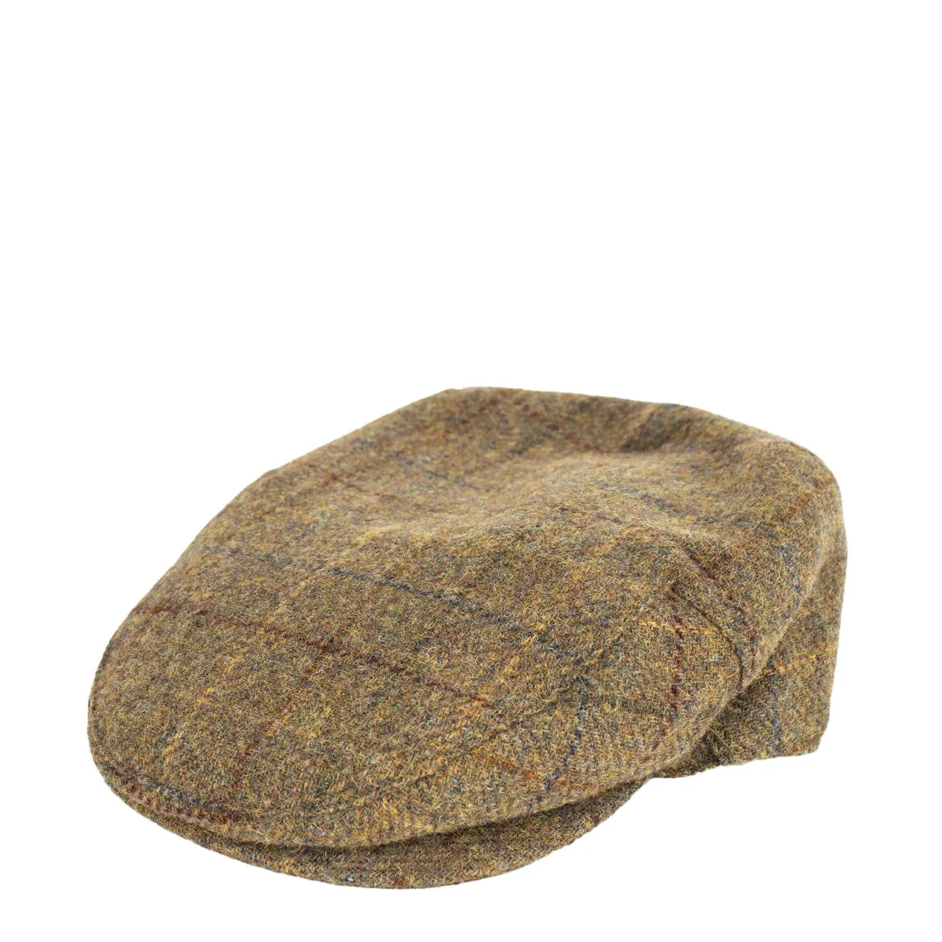 Barbour Cairn Flat Cap Olive / Blue / Red