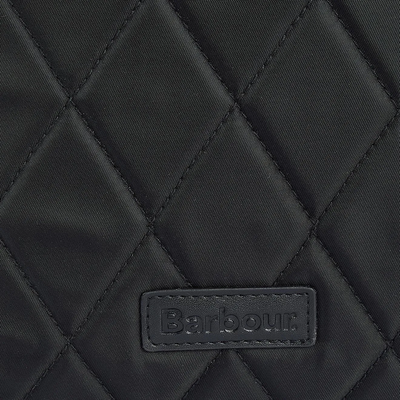 Barbour Quilted Backpack Black