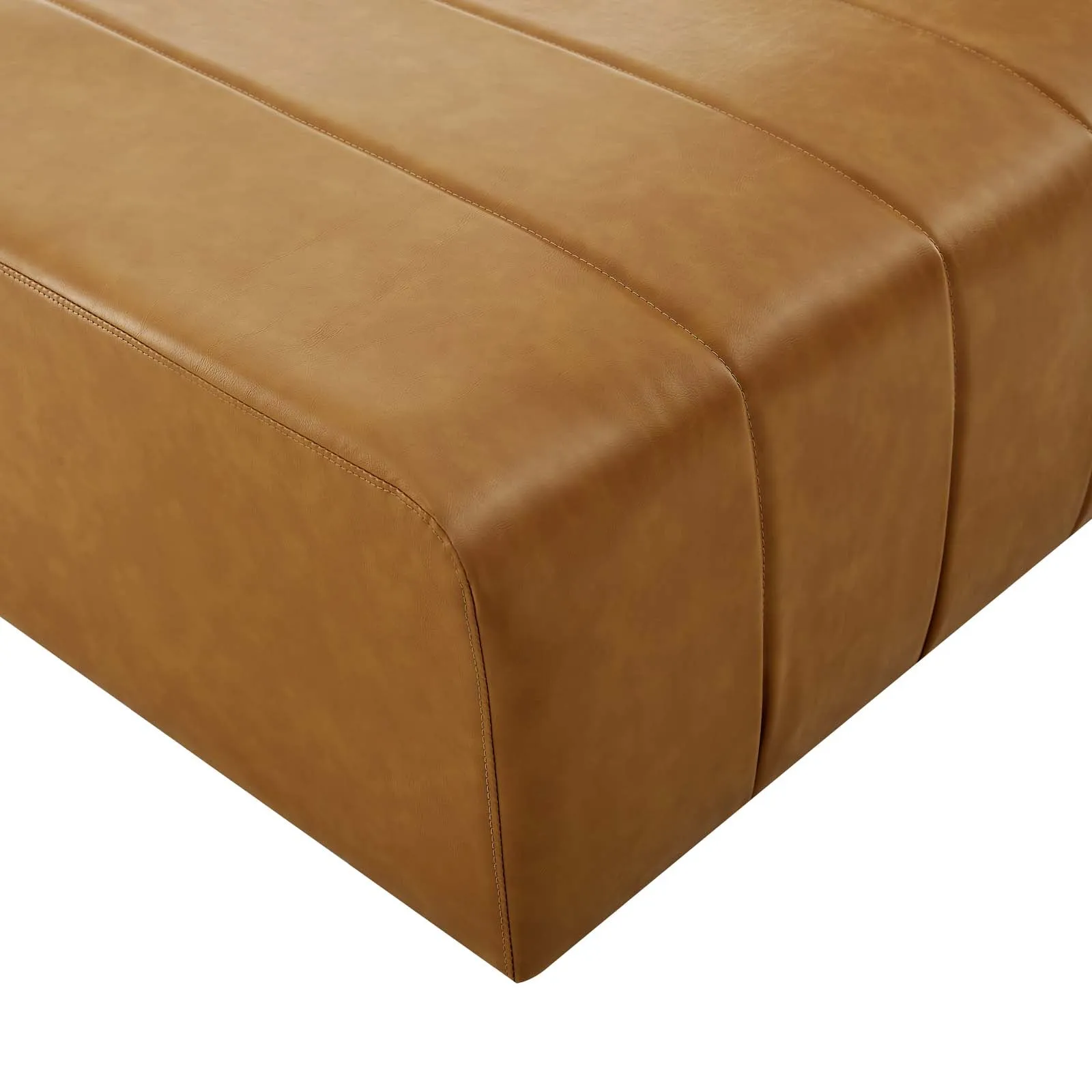 Bartlett Vegan Leather Ottoman