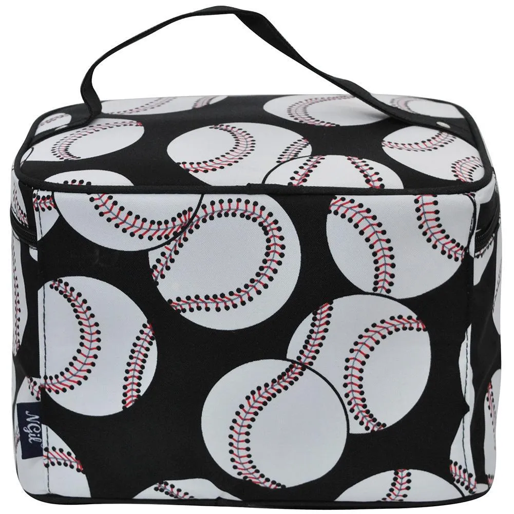 Baseball NGIL Large Top Handle Cosmetic Case