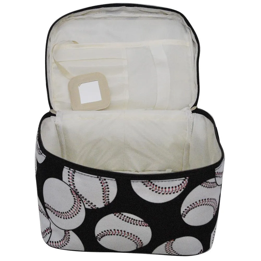 Baseball NGIL Large Top Handle Cosmetic Case