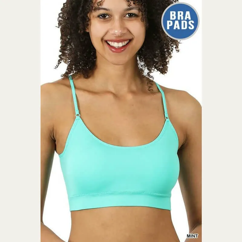 Basic Criss Cross Bralette - Mint