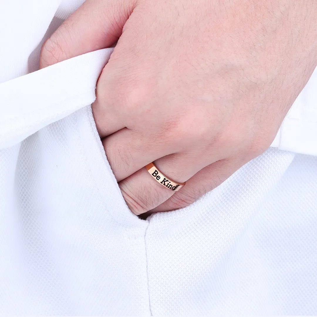 Be Kind Mantra Ring